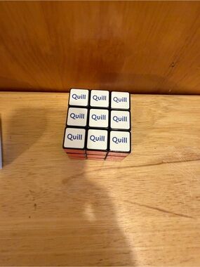 Limited Edition Quill Mini Rubik’s Cube, NIB